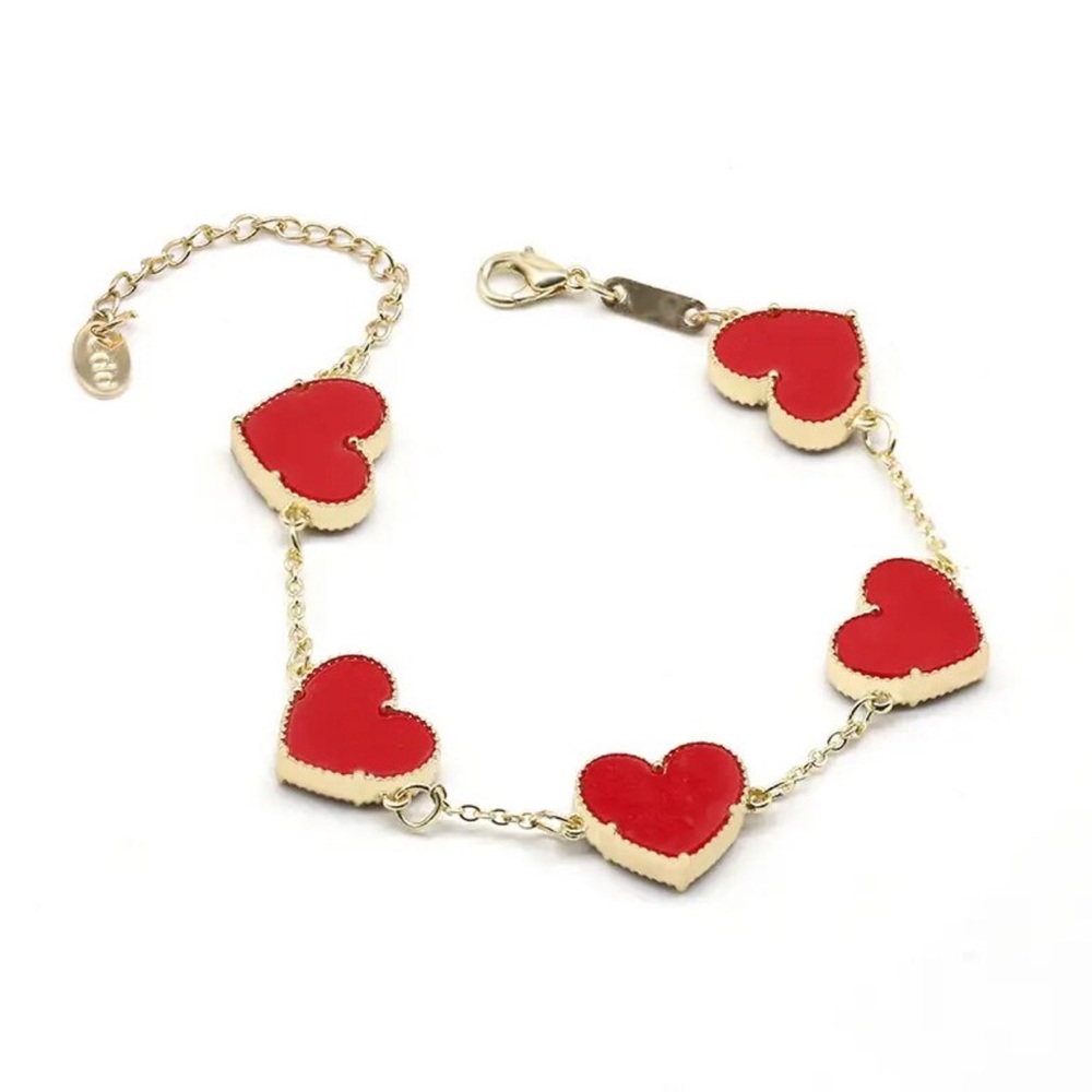 Heart Charm Bracelet
